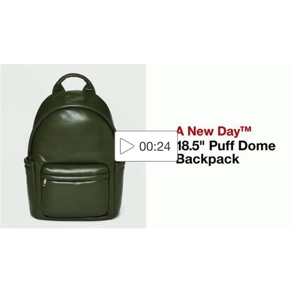 Puff Dome Backpack - A New Da™ Green new